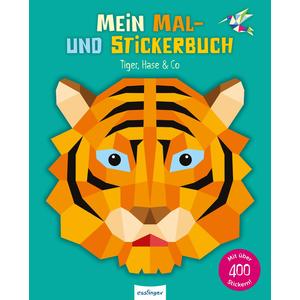 Mal- & Stickerbuch Tiger, Hase & Co