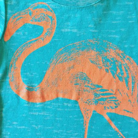 T-Shirt Lucky Fish, Flamingo