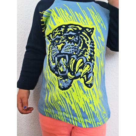 T-Shirt Lucky Fish, Tiger neon
