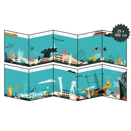 Mega Sticker Leporello Unterwasser