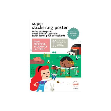 Super Sticker-Leporello Bauernhof