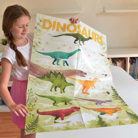 Sticker-Poster Dinosaurier