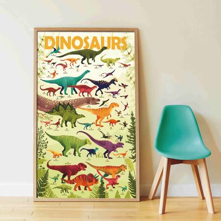 Sticker-Poster Dinosaurier