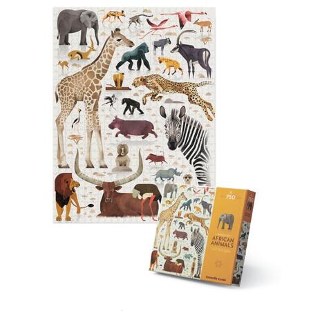 Puzzle Welt der afrikanischen Tiere - 750 Teile