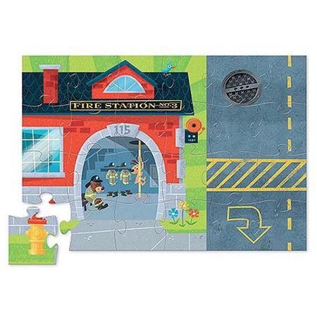 Puzzle mit Spielfiguren Fire Station