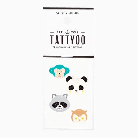 Tattoo-Set Funny Animals