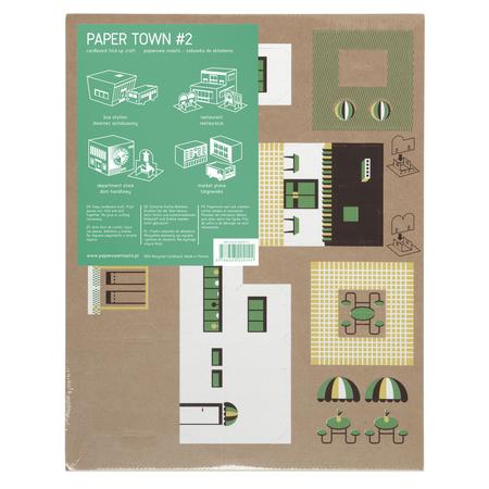 Paper Town #2  - Bastelset aus Pappe