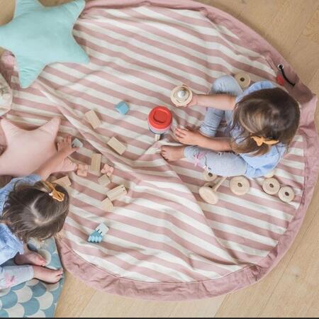 play&go Spielzeugsack Pink Stripes