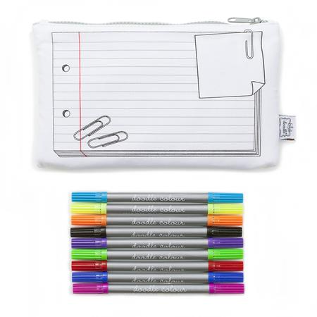 Stiftemäppchen mit auswaschbaren Stiften