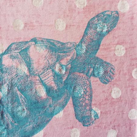 T-Shirt Lucky Fish, Schildkröte rosa